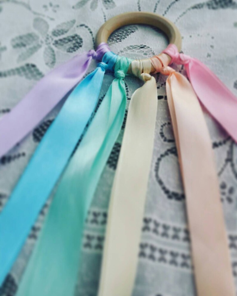 Wooden Hand kite Wind wand Waldorf montessori inspired Etsy