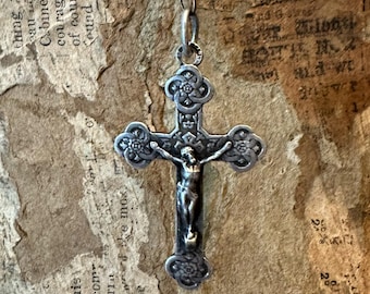 Vintage Rosary Pendant — Sacred Relic Jewellery