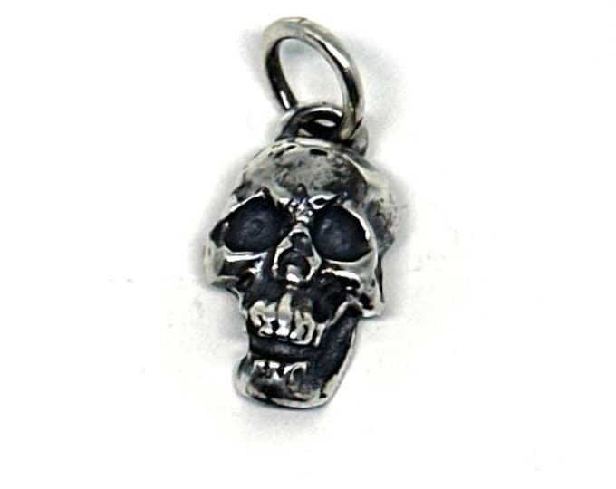 The Last Face | Sterling Silver Skull Pendant | Gothic Memento Mori Jewellery