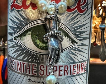 Hand of Faith Pendant • Hallmarked Silver Ex-Voto Talisman