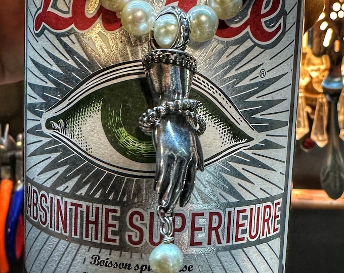 Hand of Faith Pendant • Hallmarked Silver Ex-Voto Talisman