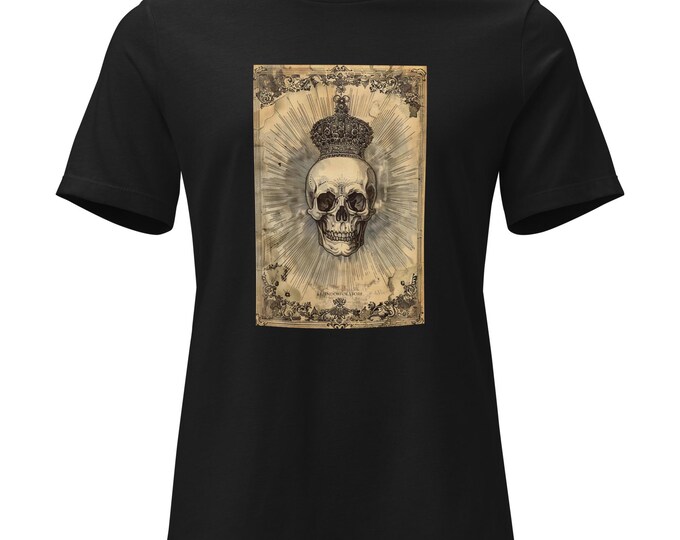 The Crowned Skull — Women’s Relaxed Ritual Tee | Friend or Foe