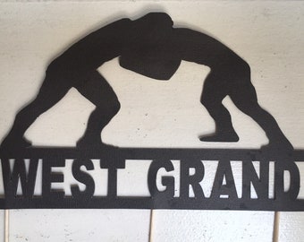 Personalized Wrestling Theme Sports Party Birthday Cake Topper