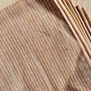 Plaid Hand woven Vintage Karen Tribe Fabric Natural Fiber