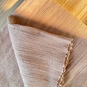 Plaid Hand woven Vintage Karen Tribe Fabric Natural Fiber