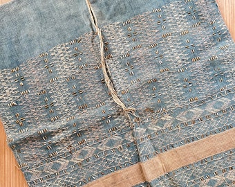 Vintage Karen Tribe Fabric Natural Fiber (stain)