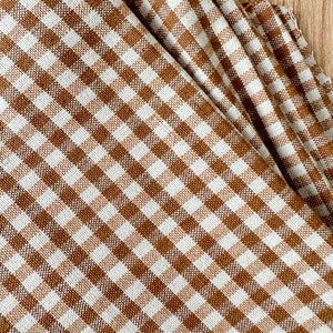 Plaid Hand woven Vintage Karen Tribe Fabric Natural Fiber image 1