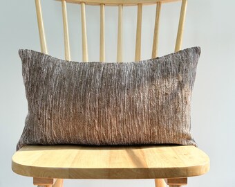 Hand woven Natural Fiber lumbar Pillow Cover