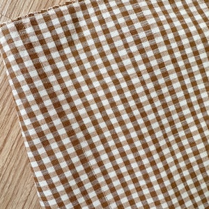 Plaid Hand woven Vintage Karen Tribe Fabric Natural Fiber image 3