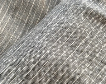 Plaid Hand woven Vintage Karen Tribe Fabric Natural Fiber