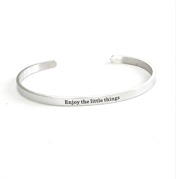 Gift for Friend Motivational Bracelet Inspirational Bracelet I am Enough Bracelet Handstamped Bracelet Hemp Bracelet
