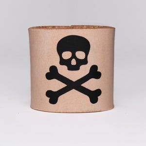 Handcrafted Skull Scarf Slide // Bandana Slide // Neckerchief Slide // Woggle // Scarf Ring