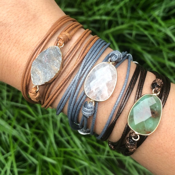 Crystal Boho Wrap Bracelet