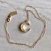 Crescent Moon 14K Gold Filled Pendant Choker Necklace, Iridescent Moon Phase Everyday Necklace, Handmade Celestial Jewelry 