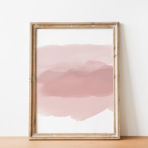 Pink Abstract Watercolor Art Print, Pink Watercolor Art Print, Pink Abstract Watercolor Art Print, Pink Abstract Art, Blush Pink Wall Art