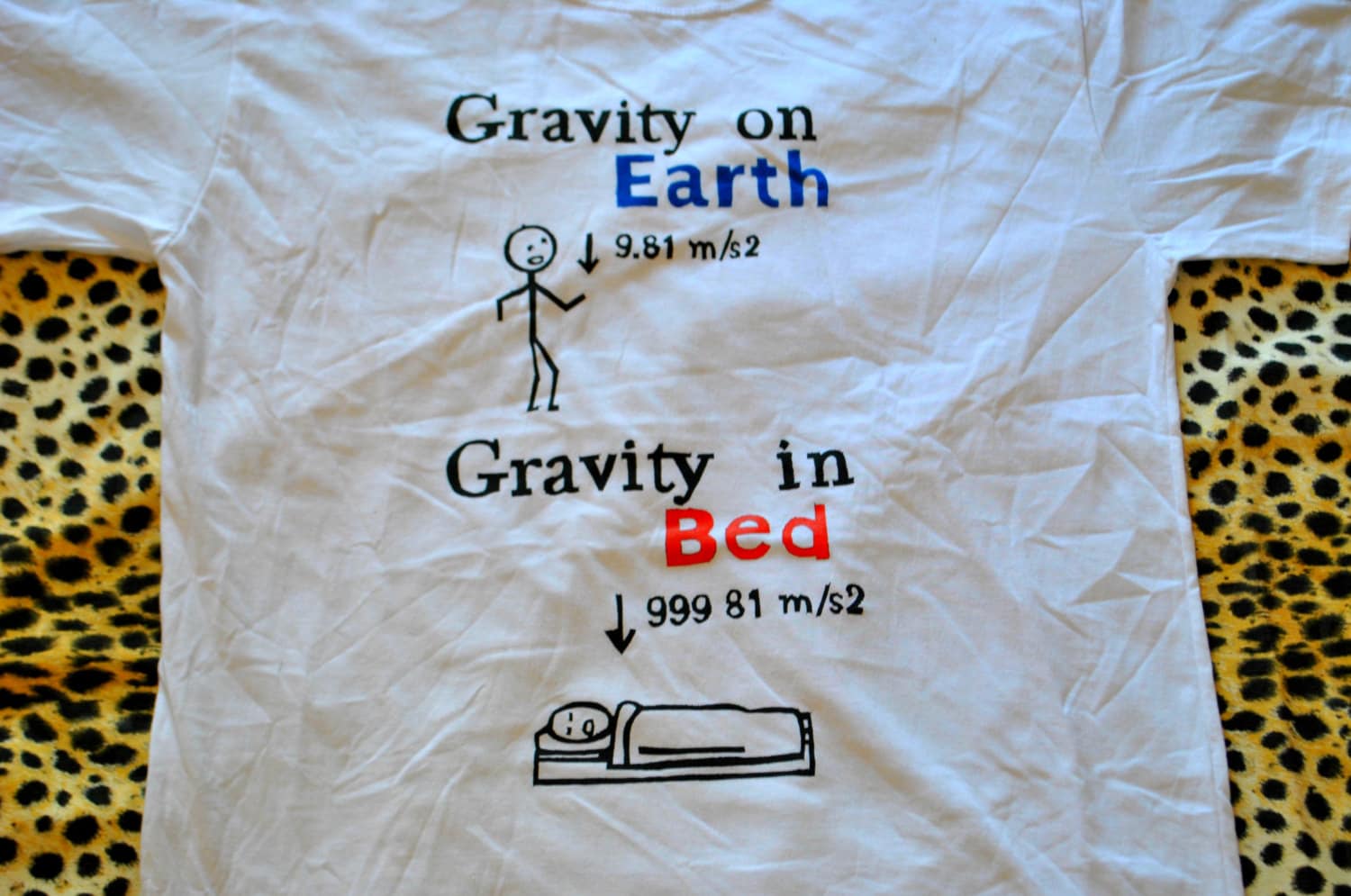 Gravity Tee Geeky Tee Physics Tshirt Science Tee Silk - Etsy