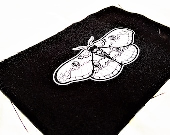 Butterfly Patch, Animal Liberation Logo, Hippie Patch, DIY Patch, Bag Patch, Punk Patch, Silk Screen, Queer Patch, Logo Design, Goa Patch