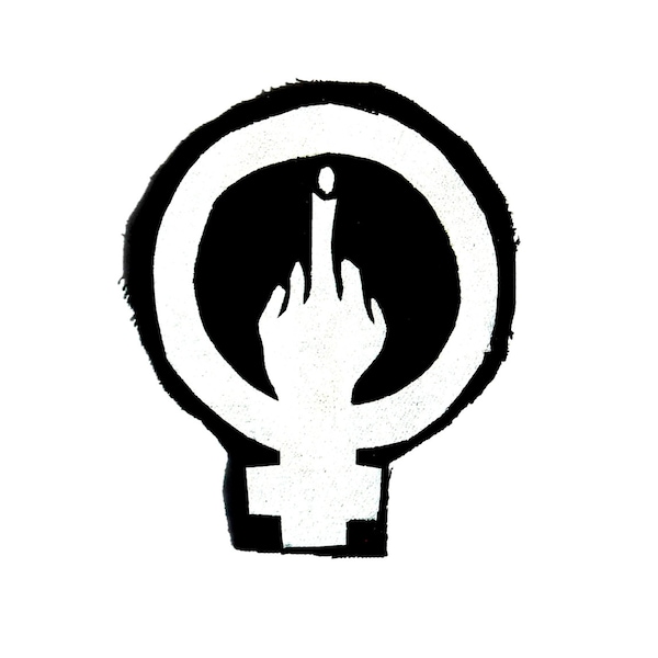 Feminist Logo, Queer Patch, Antisexism Patch, Political Logo, Logo Design, Jacket Patch, Vest Patch, Punk Accessories, Skinhead Logo,
