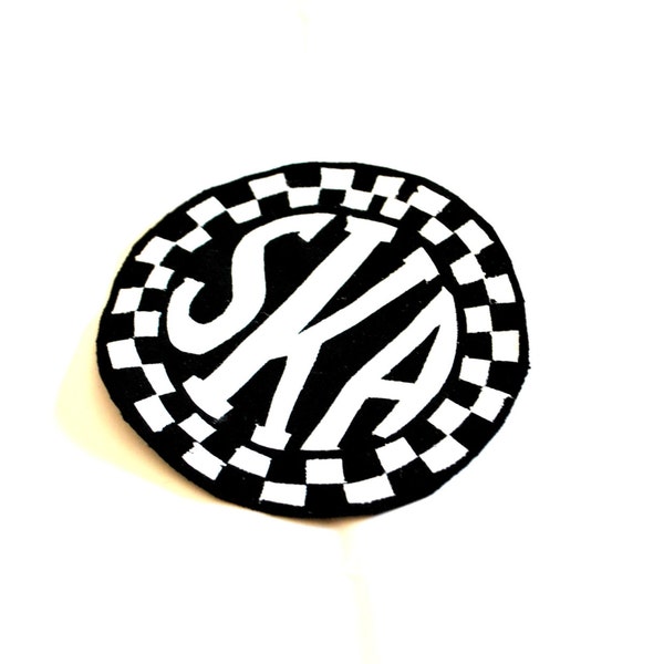 Punk Patch, Ska Patch, Reggea Logo, Mod's Cloth, Retro Patch, Steam Punk Cloth, Skinhead Patch, Silk Screen, Chess Patch, Rockabilly Logo