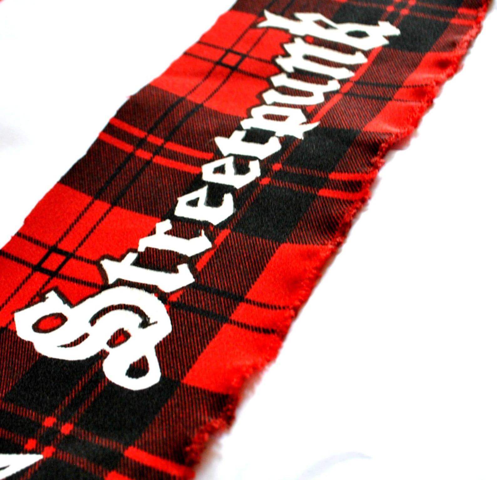 Street Punk Patch, Plaid Patch, Skinhead Logo, Hardcore Patch, Punk