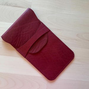 Leren pennenzakje (klein make-uptasje)