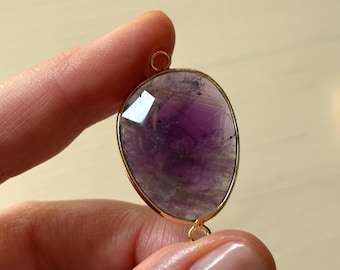 Natural Stone Closure Charm