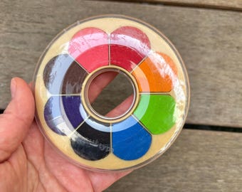 Color Ink Pad 8 Colors – Shachihata Irodori Donut Stamp Pad for Planner, Journal, Scrapbooking