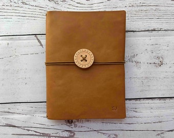 Simple leather cover for all size notebook