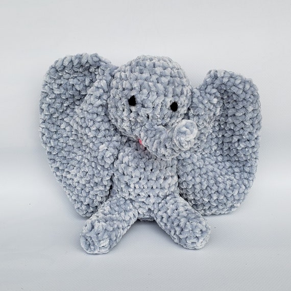 crochet elephant stuffed animal