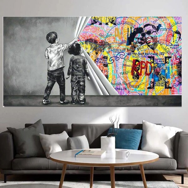 Pop Art Wall Covering Etsy
