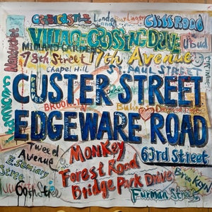 Customized Graffiti, Street Art Style  customized graffiti Wall Art, graffiti Personalized gift Memorial gift,give for her