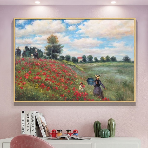 Antique Replica Field of Poppies Art Print Antique Replica Field of Poppies Art Print