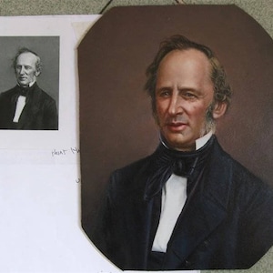 Personalizado antiguo pintura al óleo hombre retrato de la foto personalizada retrato personalizado regalo personalizado. Foto a Pintura. Arte original