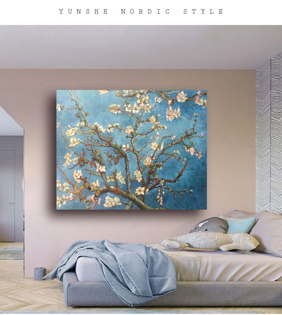 Takken met amandelbloesem-Vincent van Gogh handgeschilderde - Etsy Nederland Takken Met Amandelbloesem-Vincent Van Gogh Handgeschilderde - Etsy Nederland