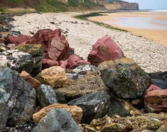 Omaha Beach Fine Art Print, Historic D-Day Landing Site in Normandy, France