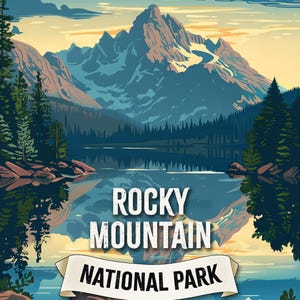 Rocky Mountain National Park Poster