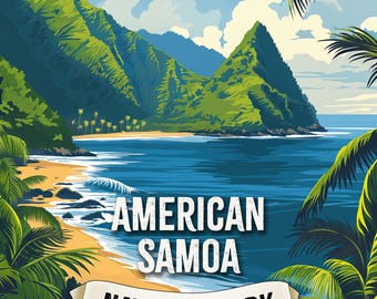 American Samoa National Park Poster