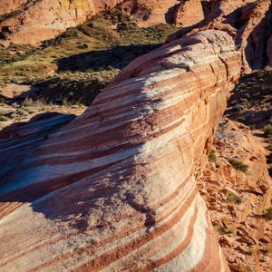 Valley of Fire State Park - Rugged Desert Landscape Print