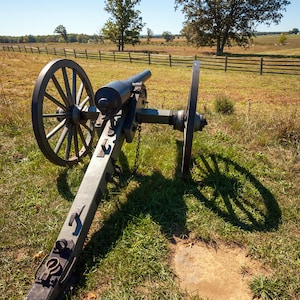 Cannon at Gettysburg National Military Park – Historic Battlefield Photography Print