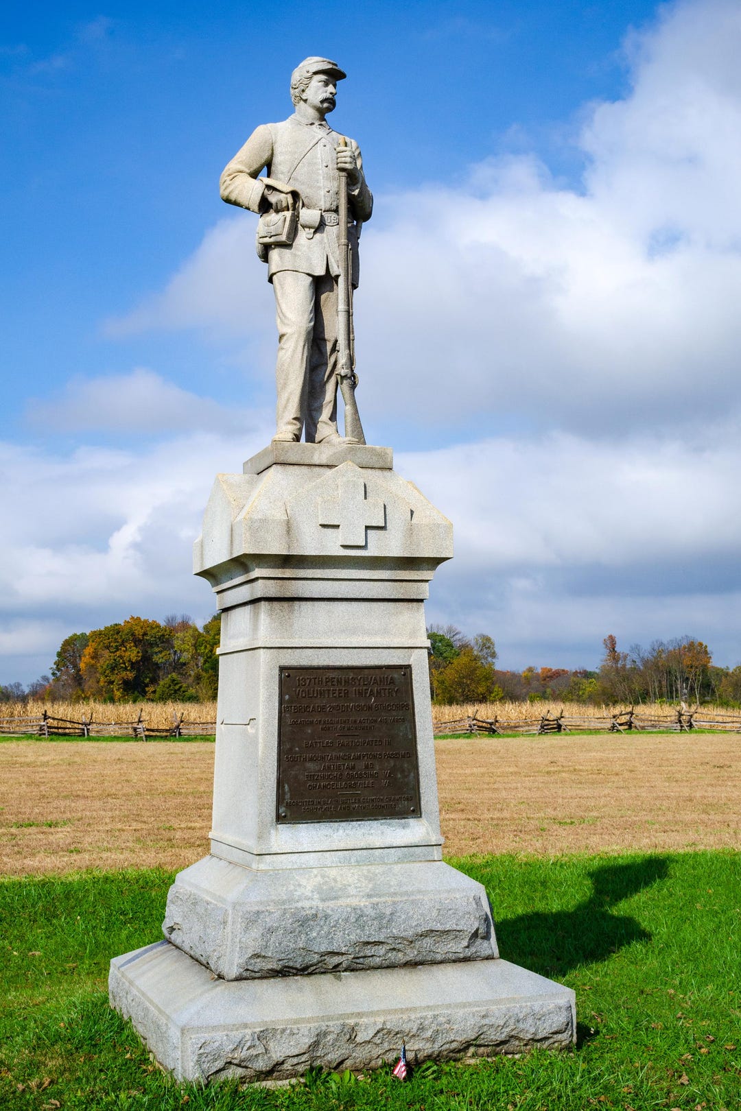 137th Pennsylvania Infantry Monument - Antietam National Battlefield ...