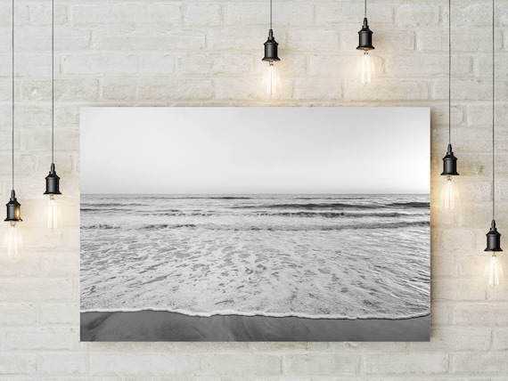 Black White Photography Clean Aesthetic Coastal Beach Etsy