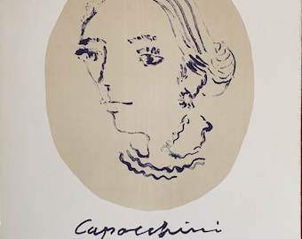 Ugo Capocchini Lithographie Abbildung 70x50 Frontispiz aus der Originalmappe