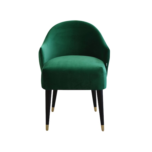 Emi Velvet Chair by Monkey Machine, elegant chair, comfortable chair, armchair, upholstered chair, dining chair, office chair