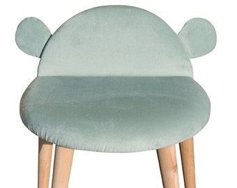 HIPPO stool by MonkeyMachineDesign, Kids Bench, Kids stool, Baby stool, Nursery decor, Childrens Furniture