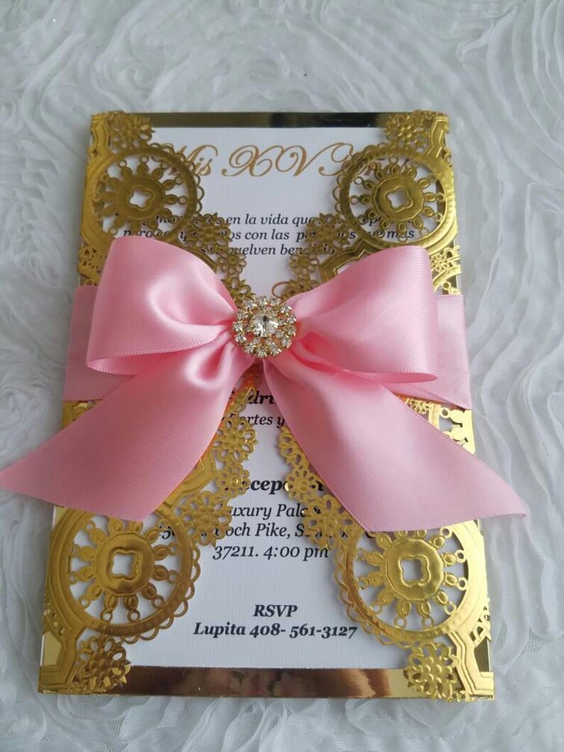 Elegant Beautiful and Cheap Invitation/ Sweet Etsy