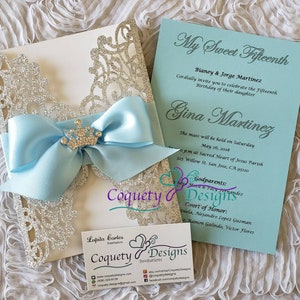 Princess Cinderella invitation,Quinceañeras,Sweet16,Weddings,Birthdays,Baby Showers image 3