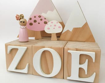 Simply Scandi Name Blocks