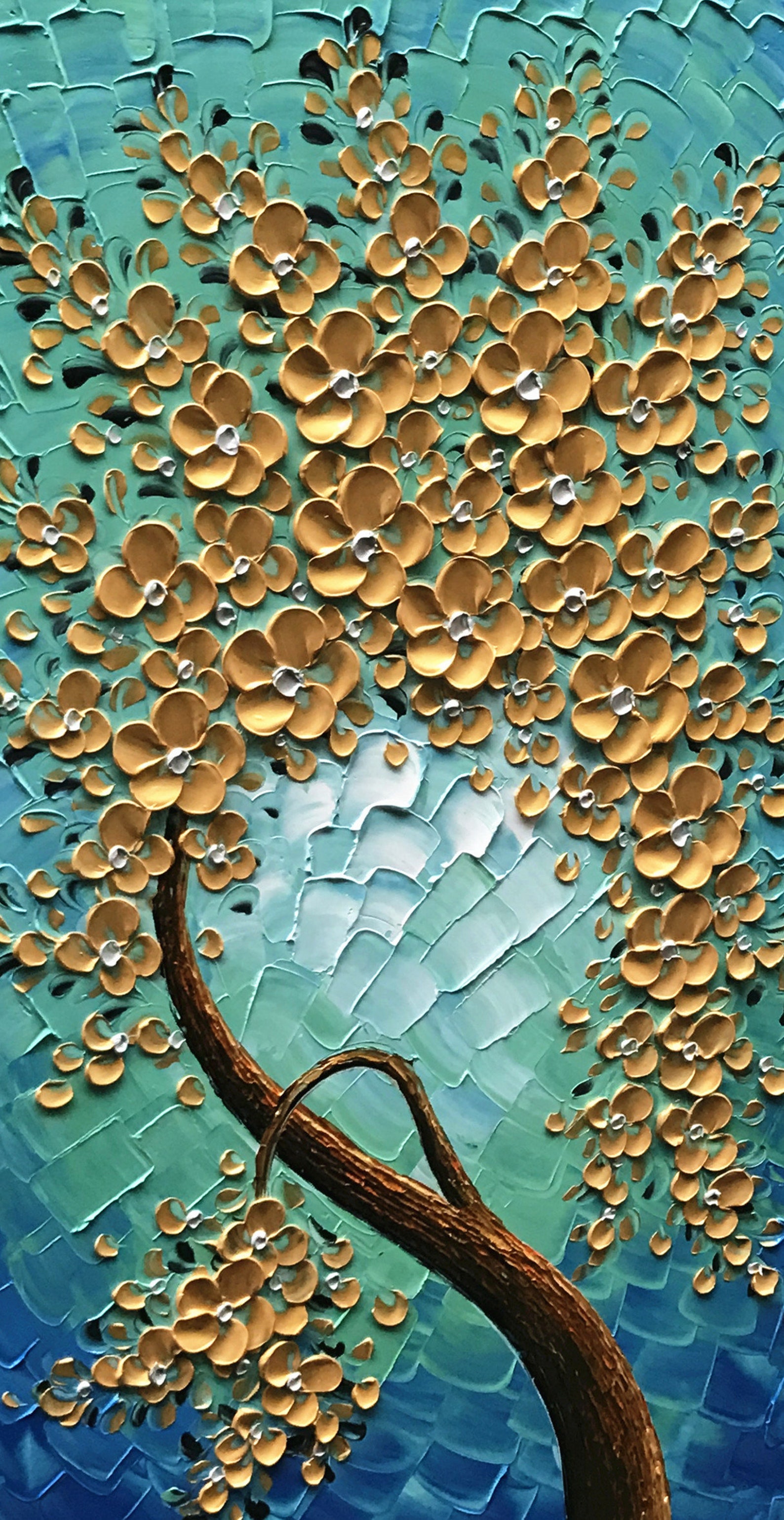 Oil Painting Original Art on Canvas 3D Texture Palette Knife Etsy