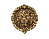 Door Knocker Brass Lion s Head 4 AB_106