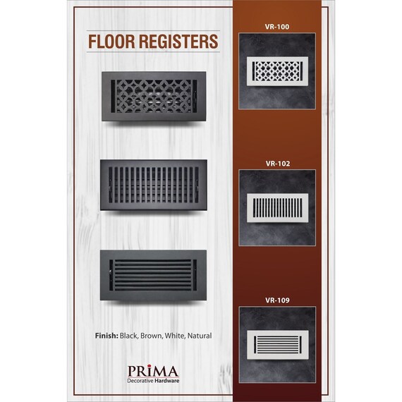 Metal Air Vent Covers Floor Register 12″ x 12″ Cast Aluminum Vent covers Metal Air Vent Covers Floor Register 12″ x 12″ Cast Aluminum Vent covers